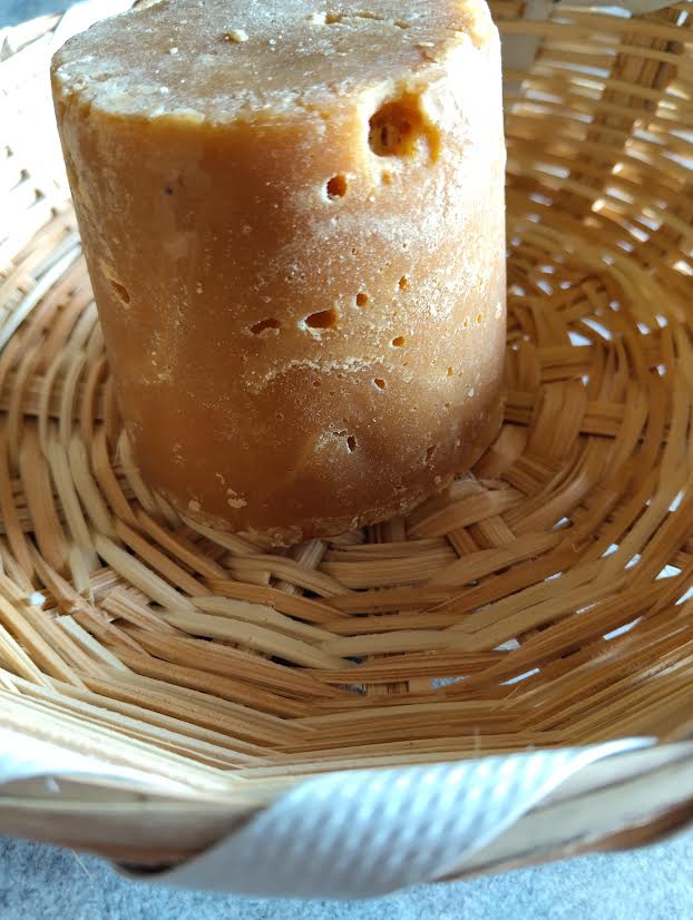 Round/Block jaggery from Sugarcane-Chemical residue free(Gud) - Kaadu Organics /Organic farm jaggery