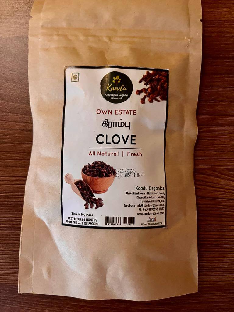 Cloves from Kaadu organic-35gm pack