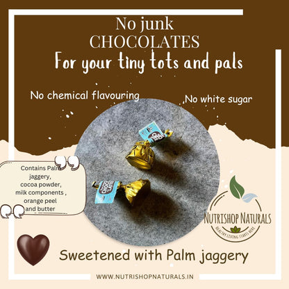 Palm jaggery chocolate - no junk chocolate