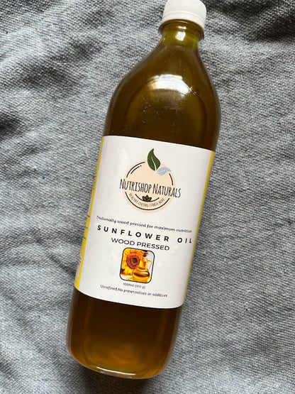 Cold Pressed Wood Pressed Sunflower Oil