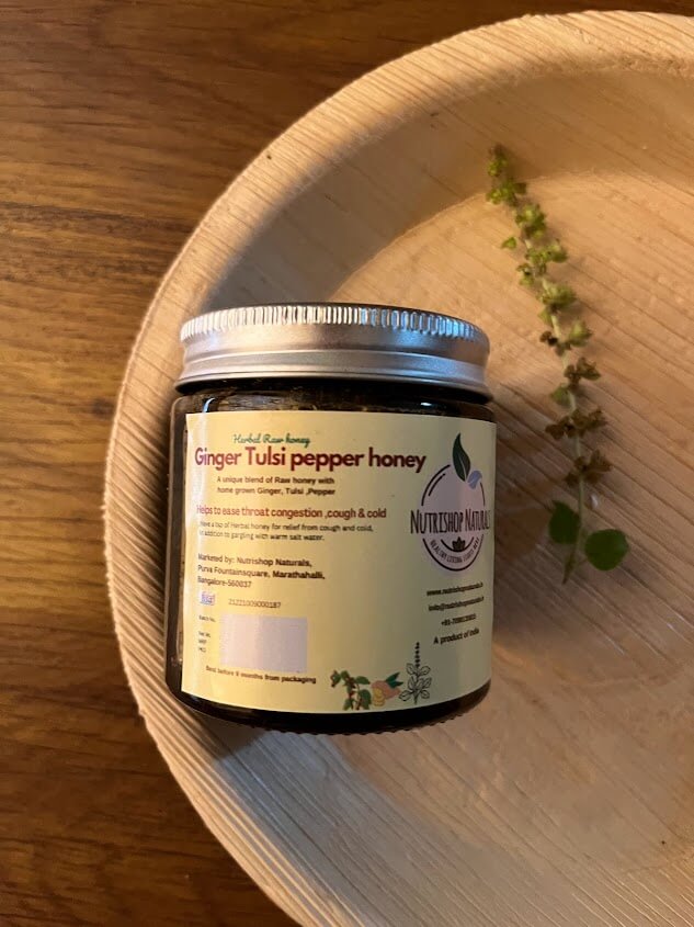 Ginger Tulsi Pepper Honey