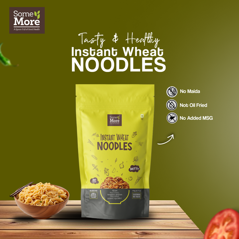Millet Instant Noodles - with Natural Seasoning Mix