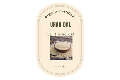 Urad dal whole, natural farming product