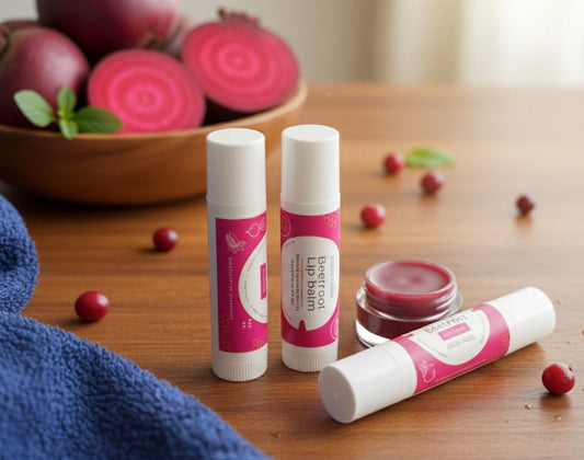 Beetroot Lip Balm: 100% Natural and Chemical-Free- enriched with pure Cocoa butter