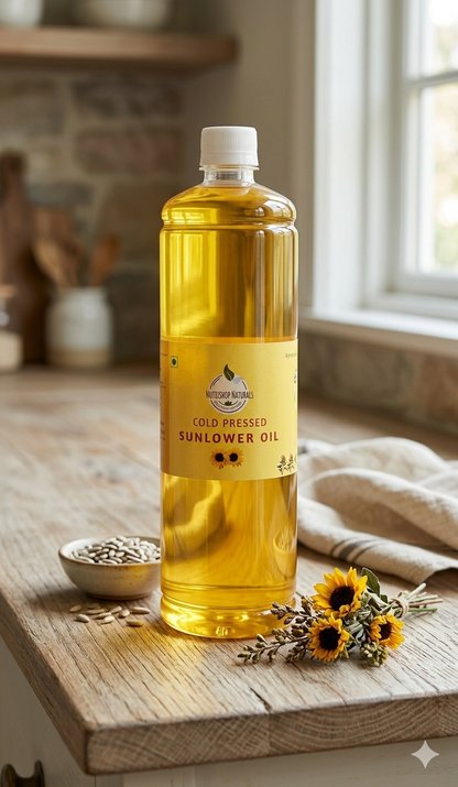 Cold Pressed Sunflower Oil 1 Litre- Chekku oil- Suryakanti enne|Surajmukhi ka tel|Suryamukhi tailam|cold pressed cooking oil