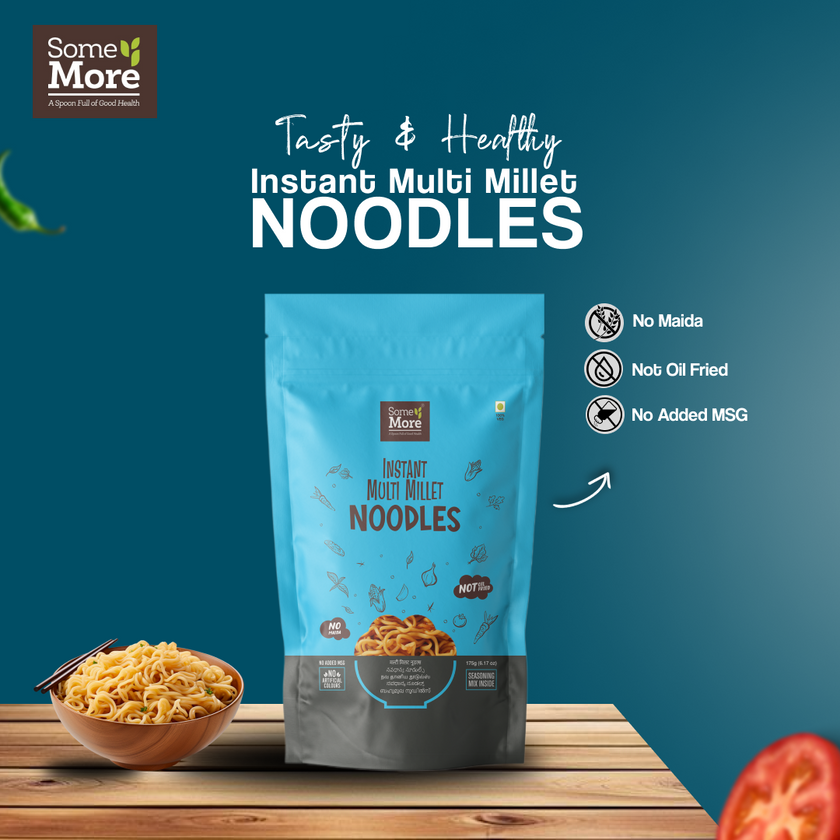 Millet Instant Noodles - with Natural Seasoning Mix