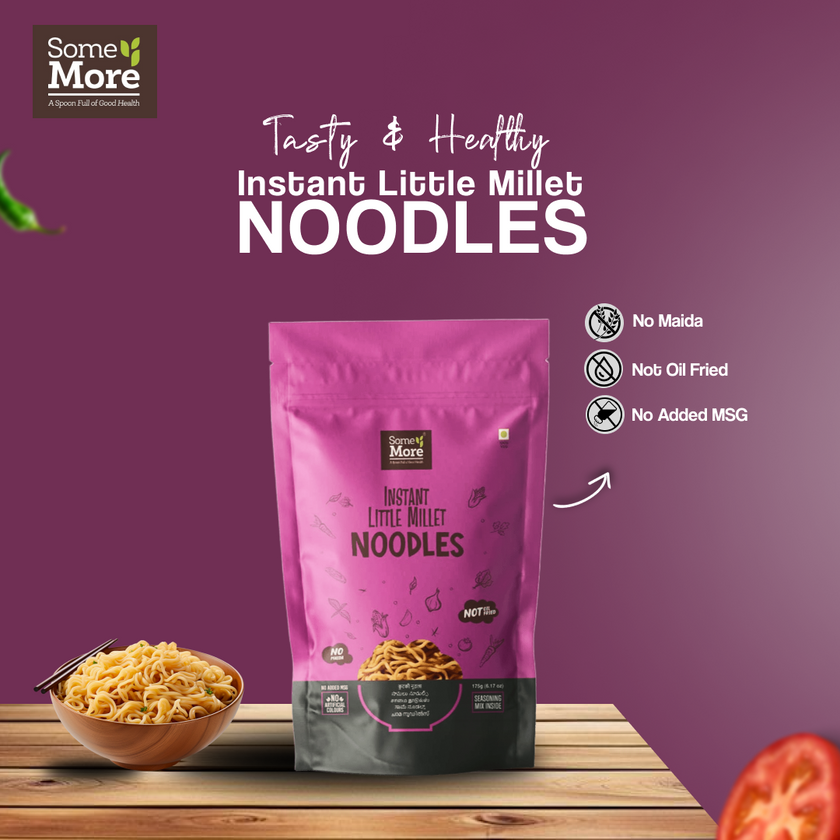 Millet Instant Noodles - with Natural Seasoning Mix